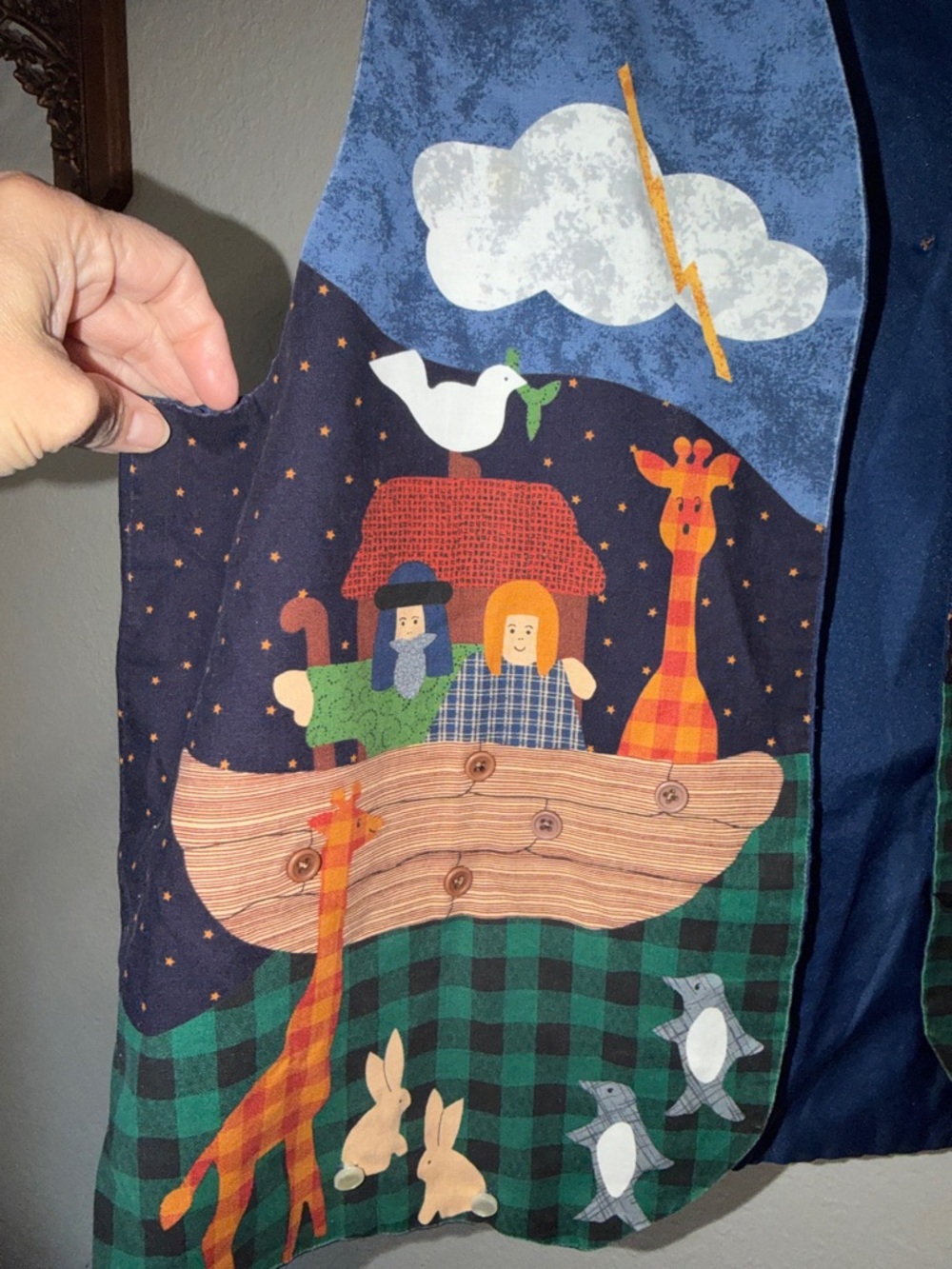 Vintage Noah’s Ark Animal Teachercore vest - Picture 2 of 7